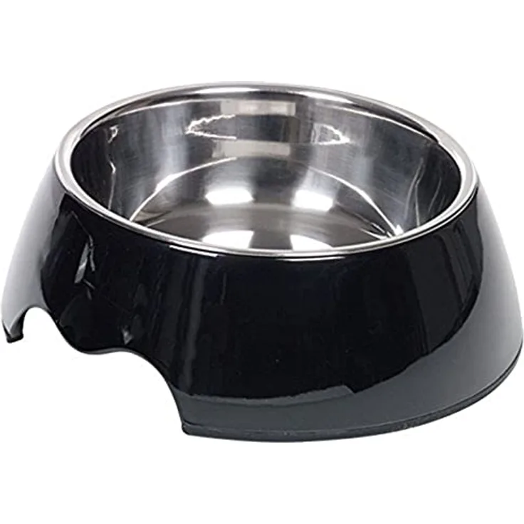 Nobby Melamin Napf "NOBLY" schwarz M: 17,5 x 6,,5 cm, 350 ml