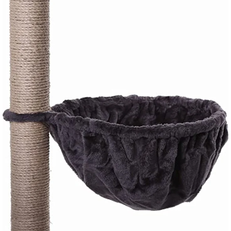 lionto Liegemulde für Kratzbäume 40 cm Durchmesser, 25 cm Tiefe dunkelgrau – Bild 1
