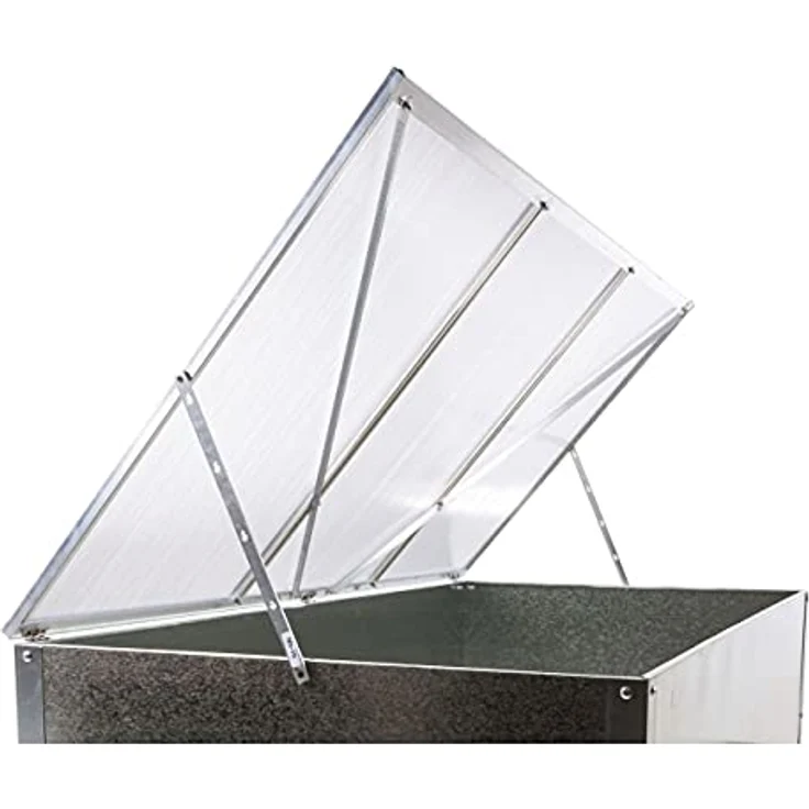 G21 Gewächshaus/Frühbeet GZ11 XL - 150 x 75 x 52 cm, Aluminiumkonstruktion in stabiler Ausführung – Bild 3