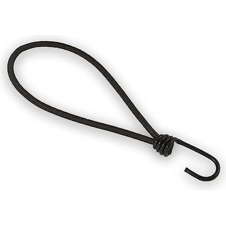Dreamprint 25x Spanngummi mit Haken 13 cm schwarz Planenspanner Spannhaken Gummispanner Expanderschlinge mit Spiralhaken 6 mm für Plane Banner Netz – Bild 1