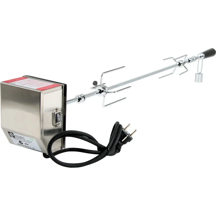 BBQ-Toro Gasgrill BBQ-Toro Grillspieß Set 90 cm, 220V - 240V, Motor, 2x Fleischnadeln – Bild 1