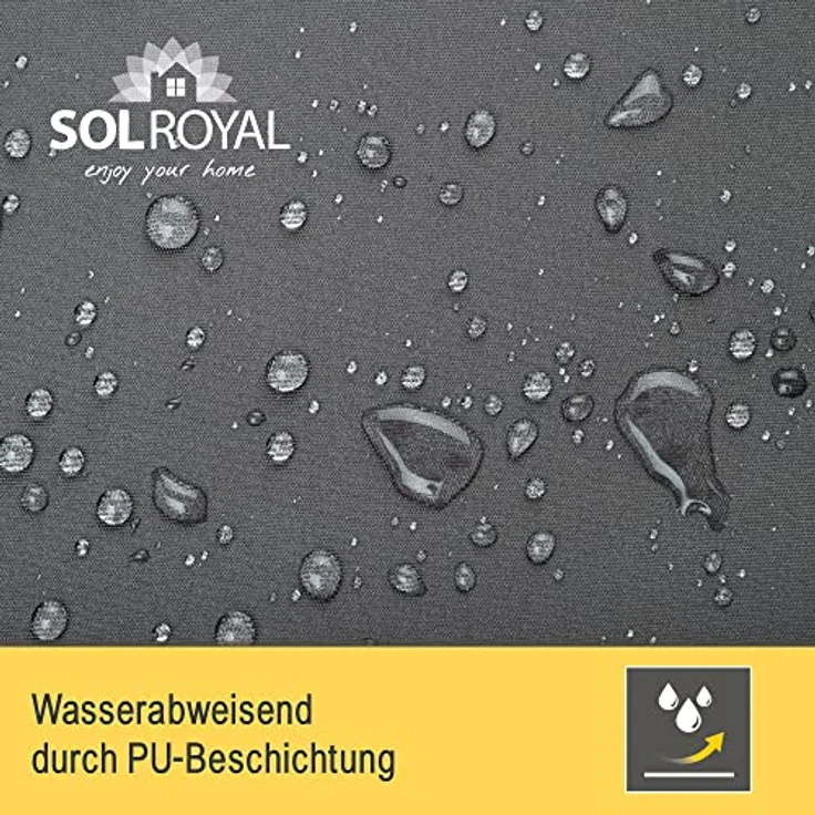 Sol Royal SolVision PES Balkonumspannung PB2 300x90cm Anthrazit – Bild 2