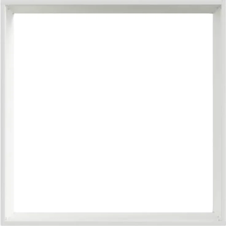 vidaXL Beetumrandung Raseneinfassung, quadratische Stahlkante in Weiß, 50 x 50 x 13 cm, langlebig und wetterfest – Bild 4