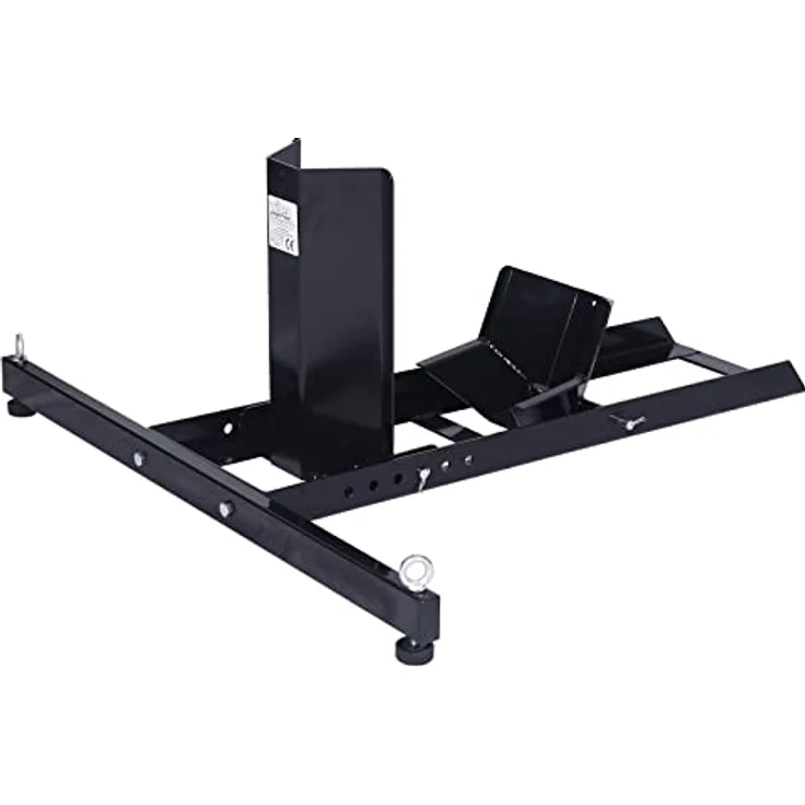 XPOtool Motorradständer bis 454kg Ø15-22", Reifenbreite 80-127 mm, einstellbarer Motorradheber aus Stahl, Montageständer für Vorderrrad – Bild 4