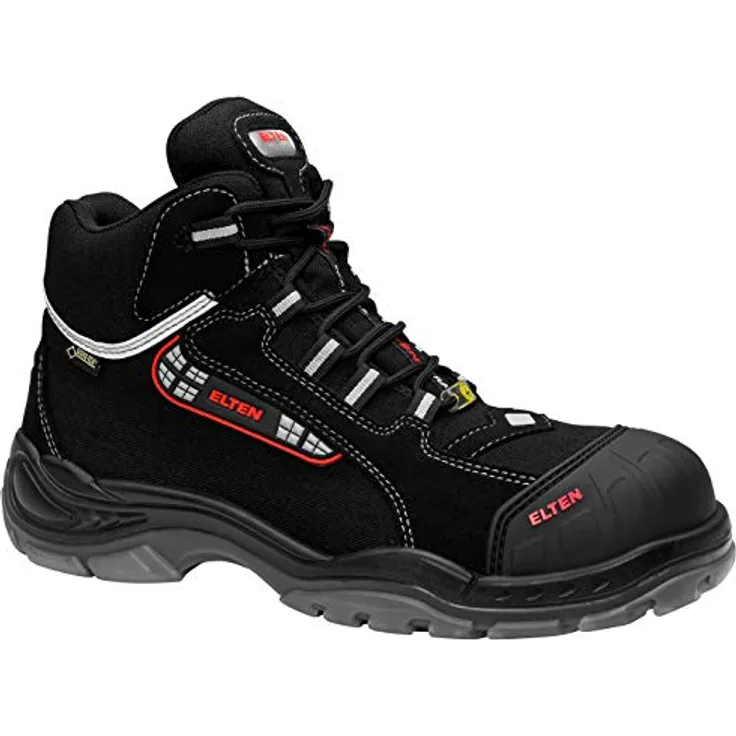 Elten Sander Pro GTX ESD S3, Sicherheitsschuhe mit GORE-TEX, wasserabweisend, Größe 44, atmungsaktiv und rutschfest