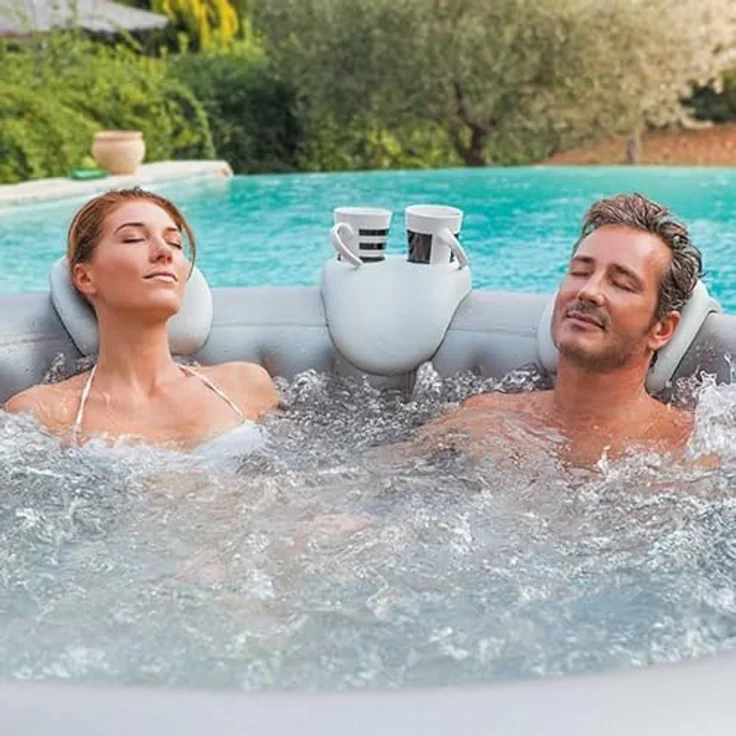 NetSpa Kopfstützen & Becherhalter, Wellness-Zubehör für Pool mit verbesserter Blutzirkulation – Bild 3