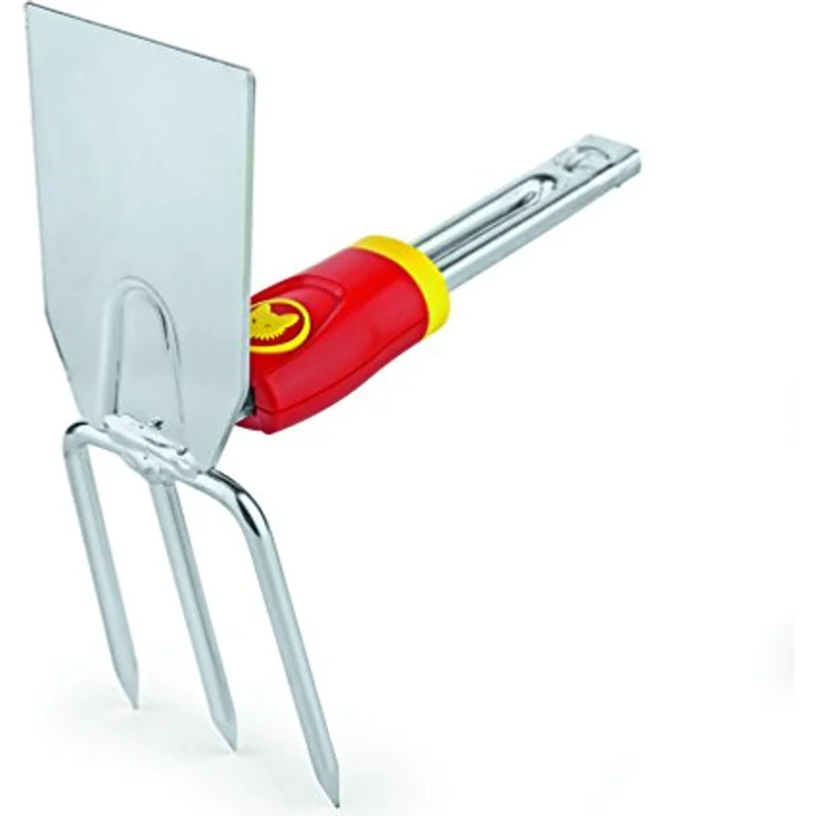 WOLF-Garten - ln-m Mini Hacke, Rot-Silber, 14x 23.5x 30.5cm, 71aia007650 – Bild 1