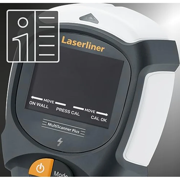 LASERLINER MultiScanner Plus 080.967A, Leitungsortungsgerät mit Ortungstiefe bis 120 mm, inkl. Tiefenanzeige und Tragekoffer – Bild 4