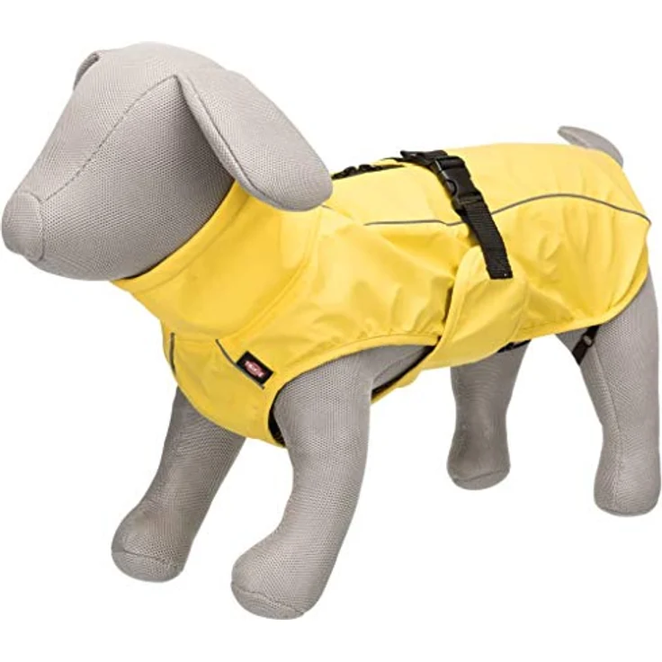 TRIXIE wasserdichter Hundemantel "Regenmantel Vimy, L: 55cm, gelb" - 67976 – Bild 1