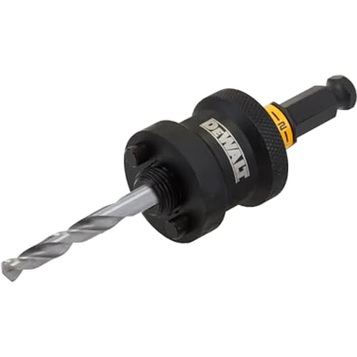 Dewalt Schnellwechselhalter rapid load® für Lochsägen 32-210 mm, inkl. HSS Mehrzweck-Zentrierbohrer 6,4x83 mm – Bild 1