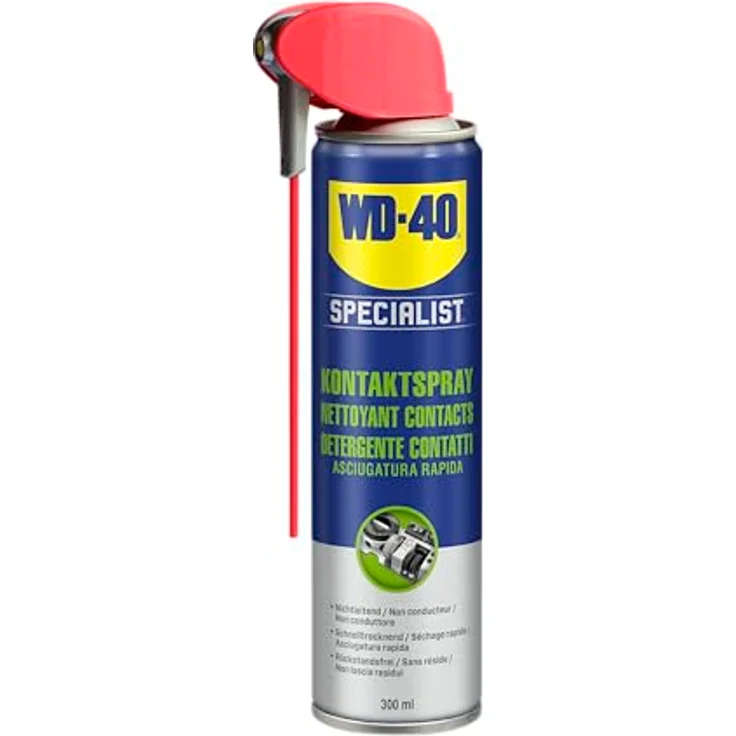WD-40 Kontaktspray 'Specialist', 300 ml, schnell wirkend, nichtleitend, für elektronische Geräte, hinterlässt keine Rückstände – Bild 1