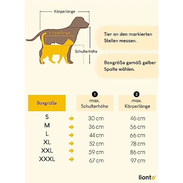 lionto Tiertransportbox Transportbox für Hunde & Katzen, faltbar, stabil, rot – Bild 6