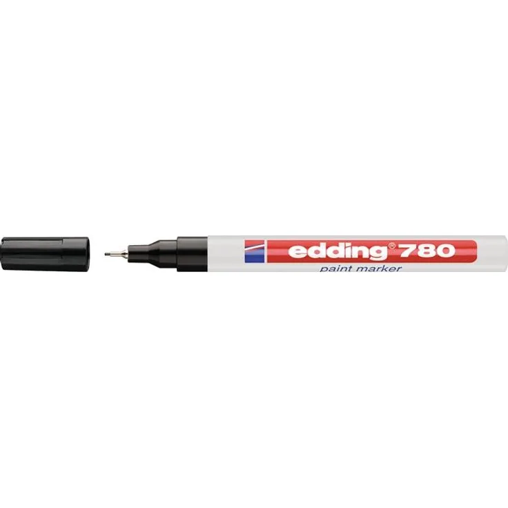Edding Lackmarker 780 schwarz Strich-B.0,8mm Rundspitze EDDING VE: 10