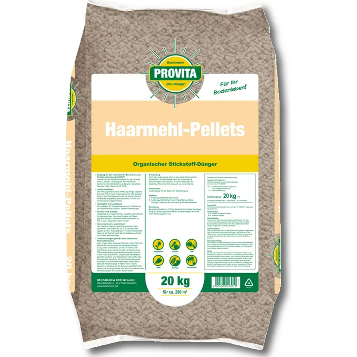 BECKMANN PROFI Provita® Haarmehl-Pellets, 20 kg