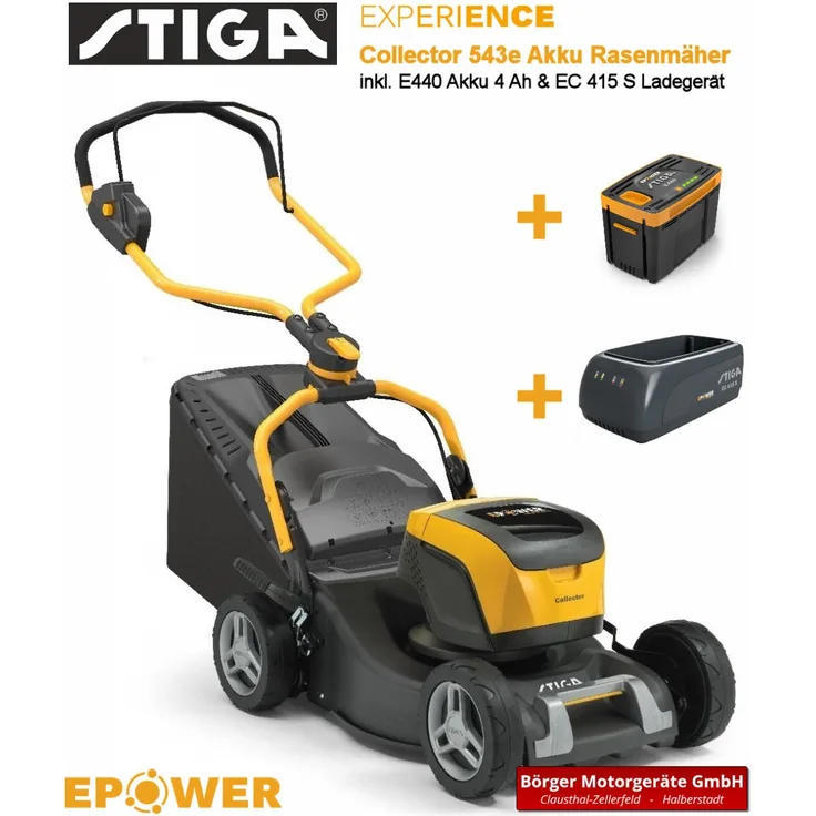 Stiga Akku Rasenmäher Collector 543e KIT - Experience