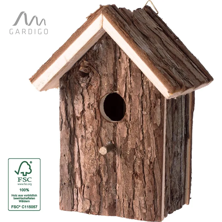 Gardigo Vogelhaus Natur FSC