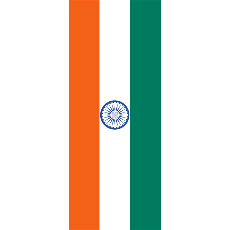 Flagge Indien 120 g/m² ca. 200 x 80 cm