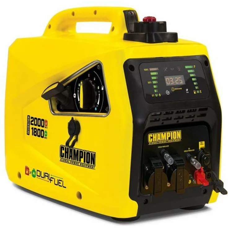 Champion Dual Fuel Inverter Generator 2000 LPG / Benzin 2000W, 230V