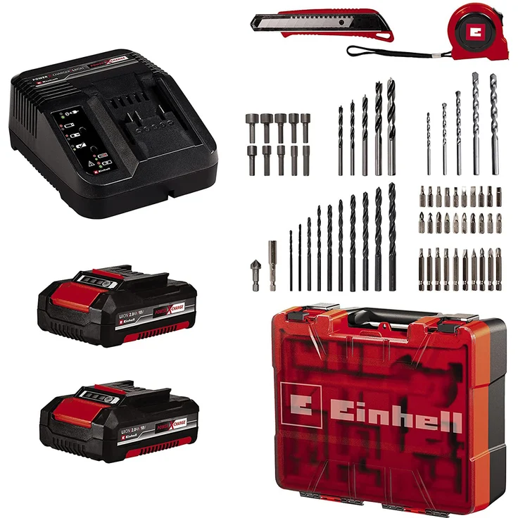 Einhell Power X-Change Akku-Schlagbohrschrauber PXC TE-CD 18-40 Li-i (2x2,0Ah) – Bild 3