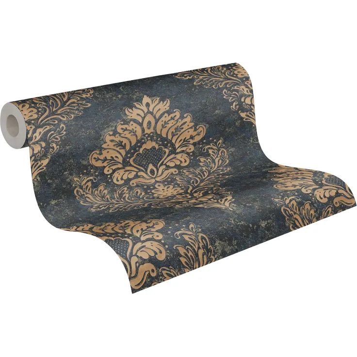 Livingwalls Vliestapete Metropolitan Stories Barocktapete Alena St. Petersburg Beige, Blau, Braun 379012