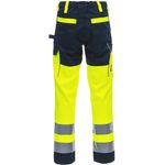 NITRAS MOTION TEX VIZ lange Warnschutz Arbeitshose | neongelb | Gr. 48