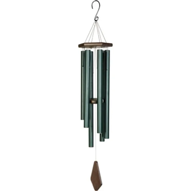 Art Bizniz windspiel 106 cm Aluminium-Holz grün