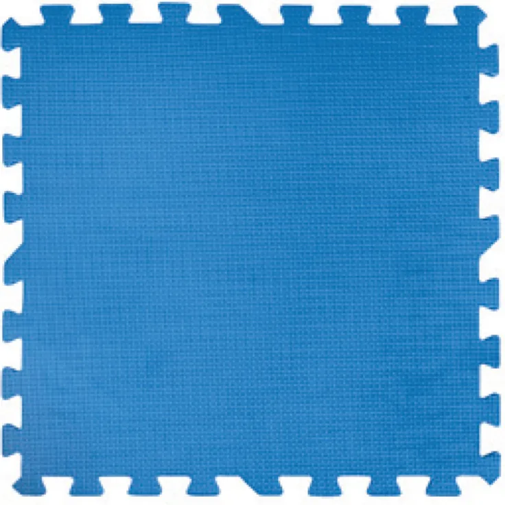 Bodenschutzmatte 50 x 50 cm, 8mm - 2,25m² - blau
