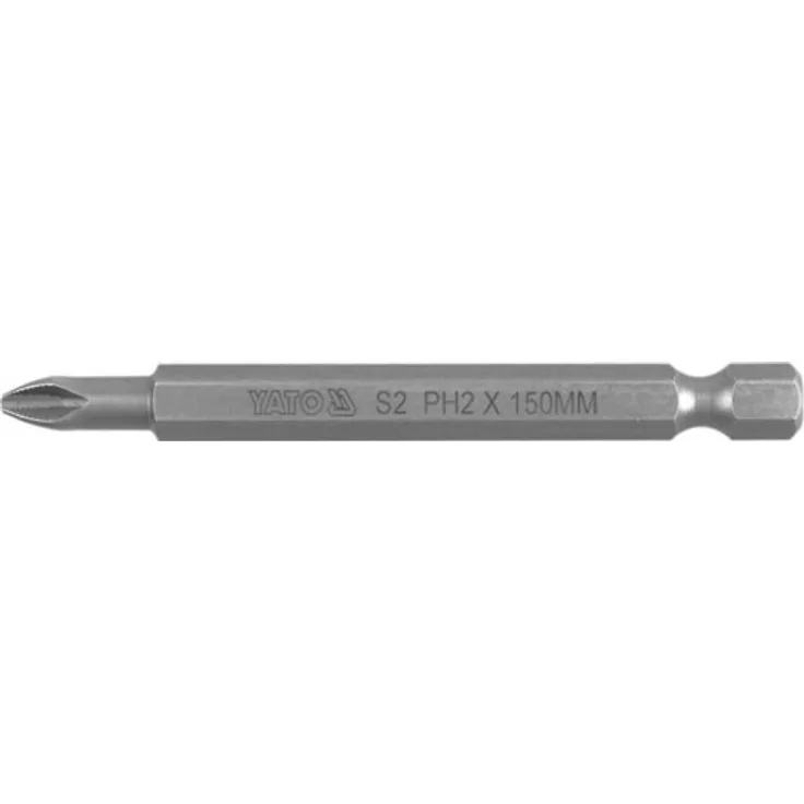 YATO TIP - BIT 1-4 PH2 x 150mm HRC 58-62 S2 0486