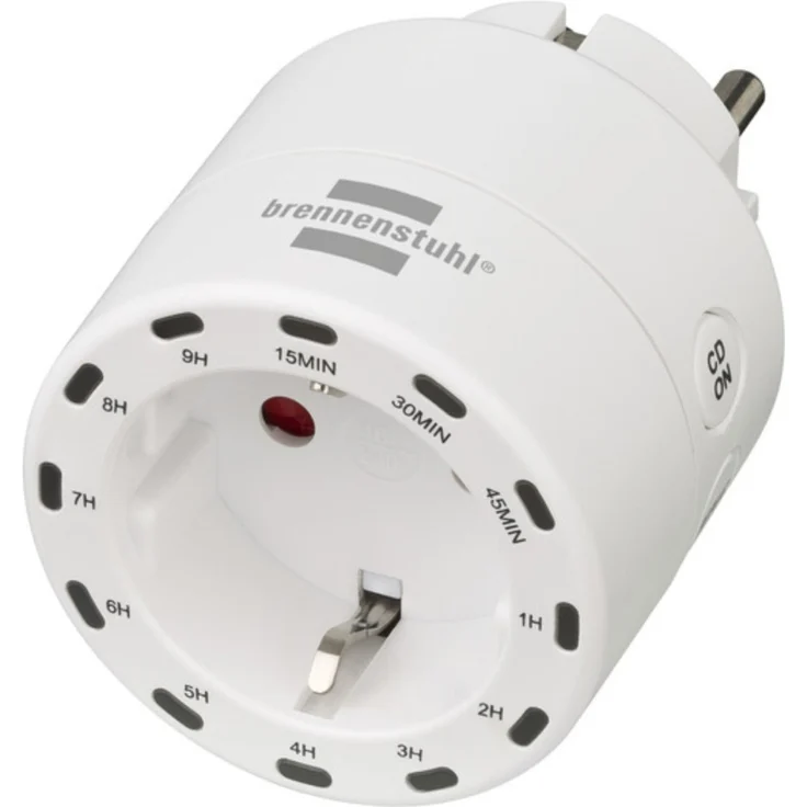 Brennenstuhl Zeitschaltuhr Timer/Schaltsteckdose mit integrierter LED Anzeige Innenbereich, Countdown in 12 Stufen einstellbar – Bild 3