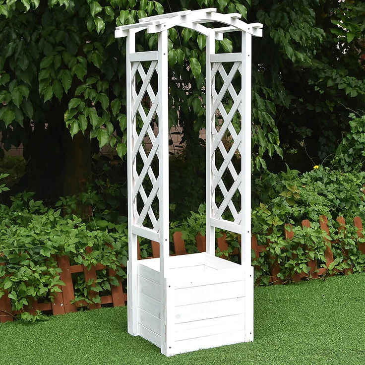 Mucola Blumenbogen mit gewölbtem Dach im Landhausstil – Bild 5