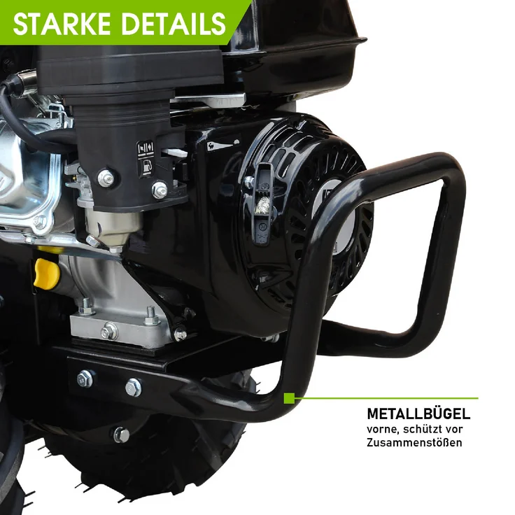 BRAST Benzin Motorhacke 5,15kW(7,0PS) Ackerfräse 208ccm Briggs & Stratton Motor – Bild 9