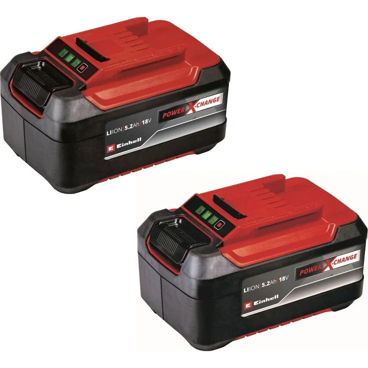 Einhell 2 x Power X-Change PXC Werkzeugakku Twinpack 18 V / 5,2 Ah – Bild 1