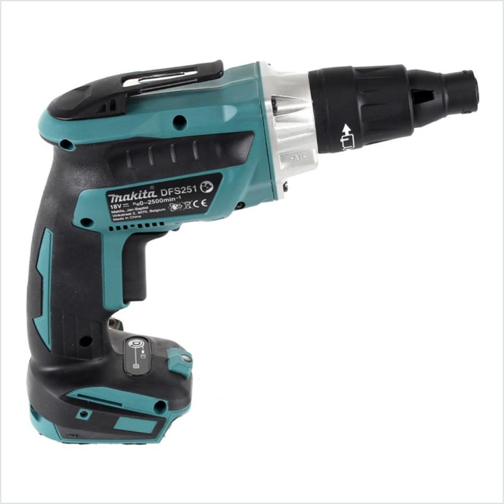 Makita DFS251ZJ 18 V Li-Ion Trockenbauschrauber Brushless Solo im Makpac - ohne Akku, ohne Ladegerät – Bild 3