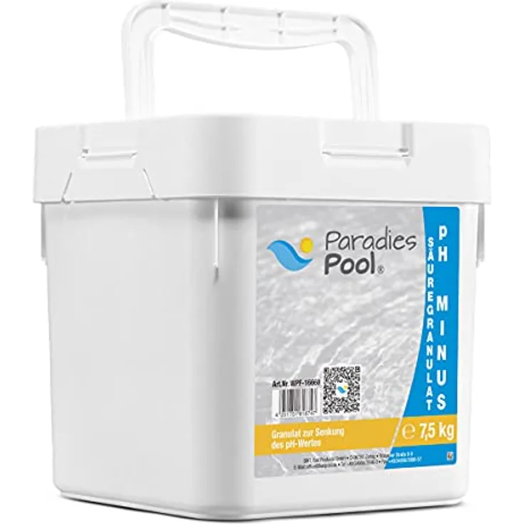Paradies Pool pH Minus Granulat für Pool 7,5 kg (W8)