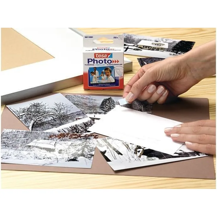tesa Photo Klebepads, Big Pack weiß, 500 Stück - Preisvergleich