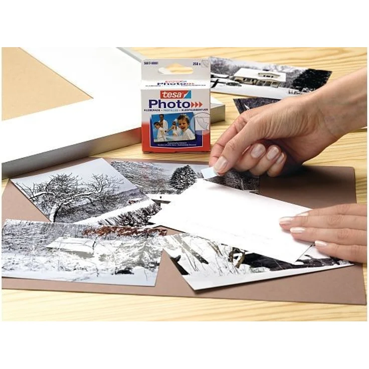 tesa Photo Klebepads, Big Pack weiß, 500 Stück - Preisvergleich – Bild 1
