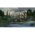 Vitavia Gewächshaus Set Jupiter 8300 ESG 3mm, Schwarz