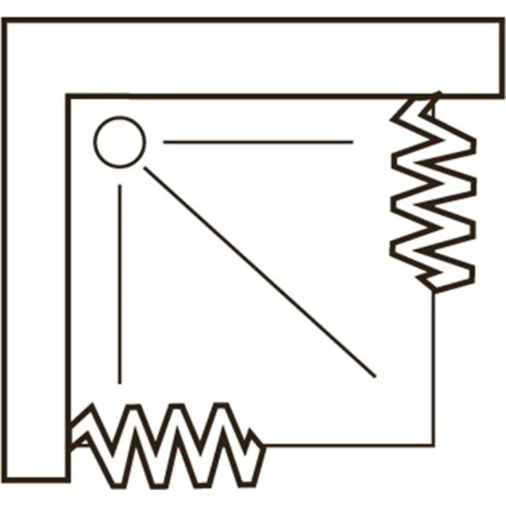 PVC Duschkabine 100x100 mit zentraler Öffnung Mod. Acquario – Bild 4