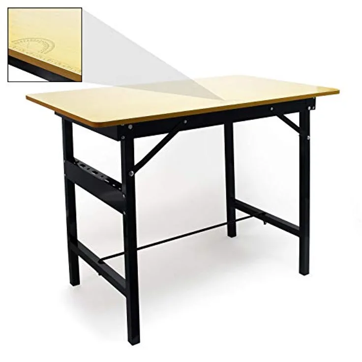 Werkbank Arbeitstisch Klappbar Max.150kg Werktisch Faltbar Klapptisch Arbeitsplatte Liniert