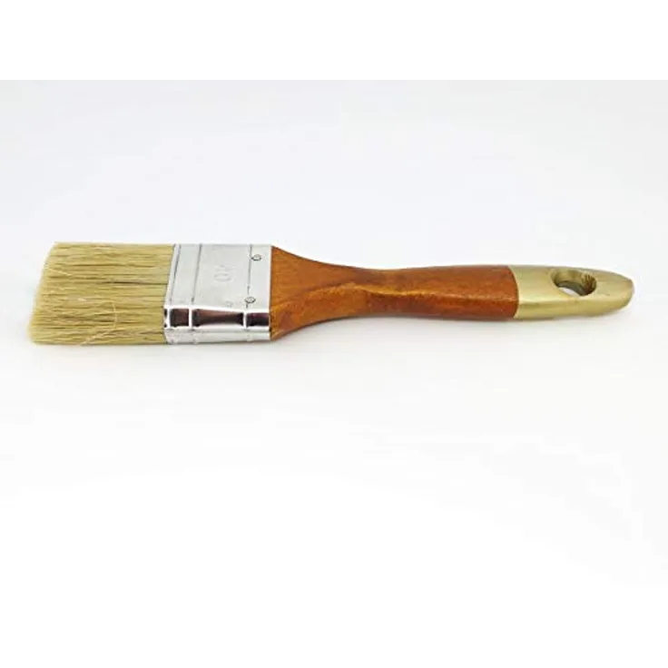 Pinsel Flachpinsel Lackierpinsel Naturborsten 40mm Malerpinsel Holzgriff