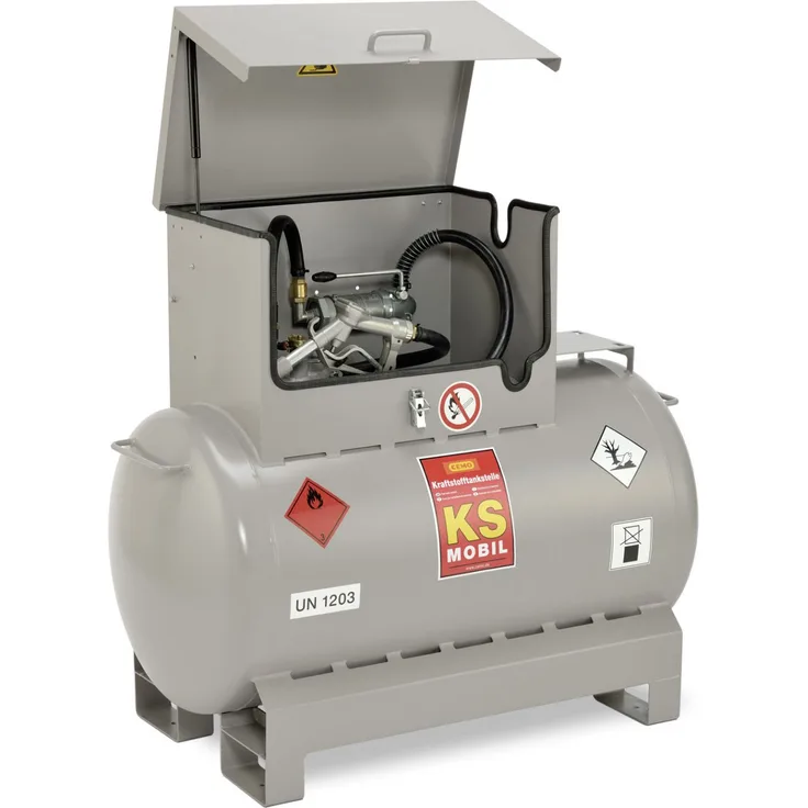 CEMO Kraftstoffanlage KS-MOBIL 300 Liter mit Handpumpe 25l/min