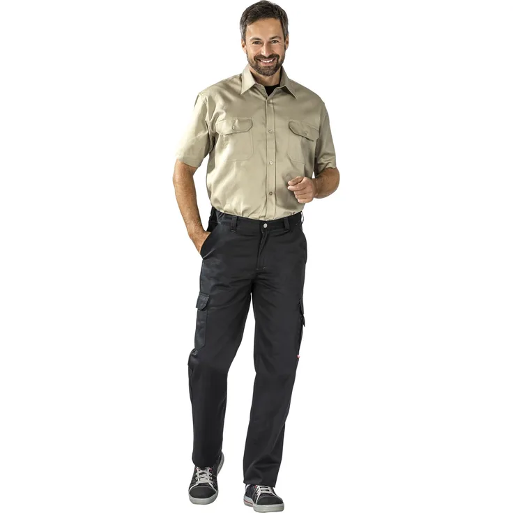 Hemden Köperhemd 1/4 Arm khaki Größe 49/50