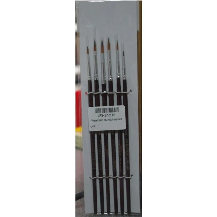 Faller 172110 Pinsel-Set, Rundpinsel mit brauner Spitze