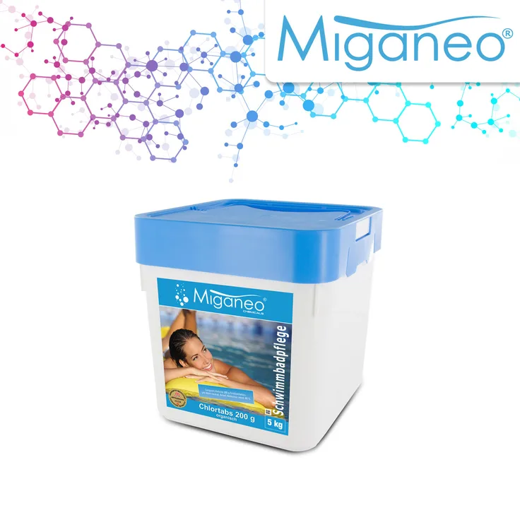 Miganeo®  Chlortabs 200g organisch, 5 kg, Langzeitchlortabletten