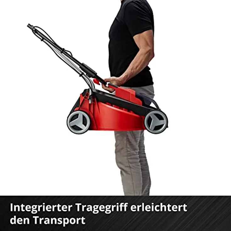 Einhell City Akku-Rasenmäher GE-CM 18-30 Li Kit Power X-Change - Li-Ion, 18 V, bis 150 m², 30 cm Schnittbreite, 3-stufige Schnitthöhenverstellung, inkl. 18 V 3 Ah-Akku und Ladegerät – Bild 7