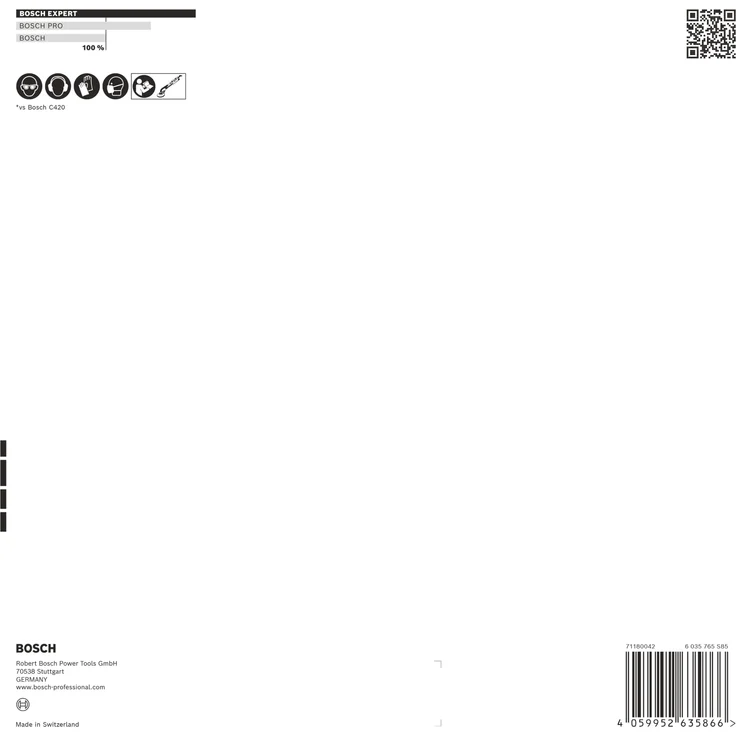 Bosch EXPERT M480 Schleifnetz, 225 mm, G 80, 5 Stück – Bild 1
