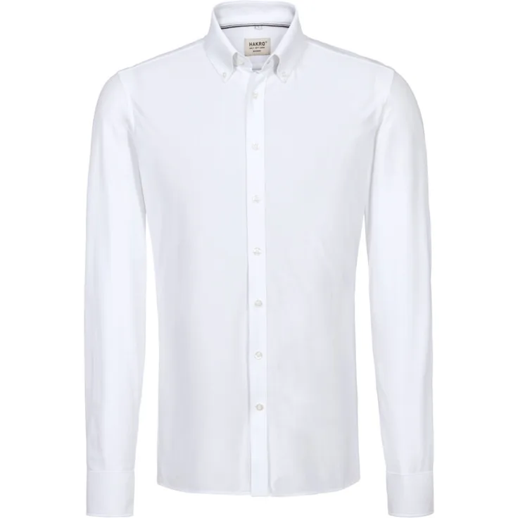 HAKRO Hemd Natural Stretch Regular 130, weiß, M