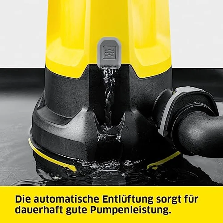 Kärcher Flachsaugende Tauchpumpe SP 9.000 Flat, Tauchpumpe für klares und leicht verschmutztes Wasser, mit Gleitringdichtung, klappbaren Standfüßen, 1"-, 1 1/4"- und 1 1/2"-Schlauchanschluss.Fatalf. – Bild 7