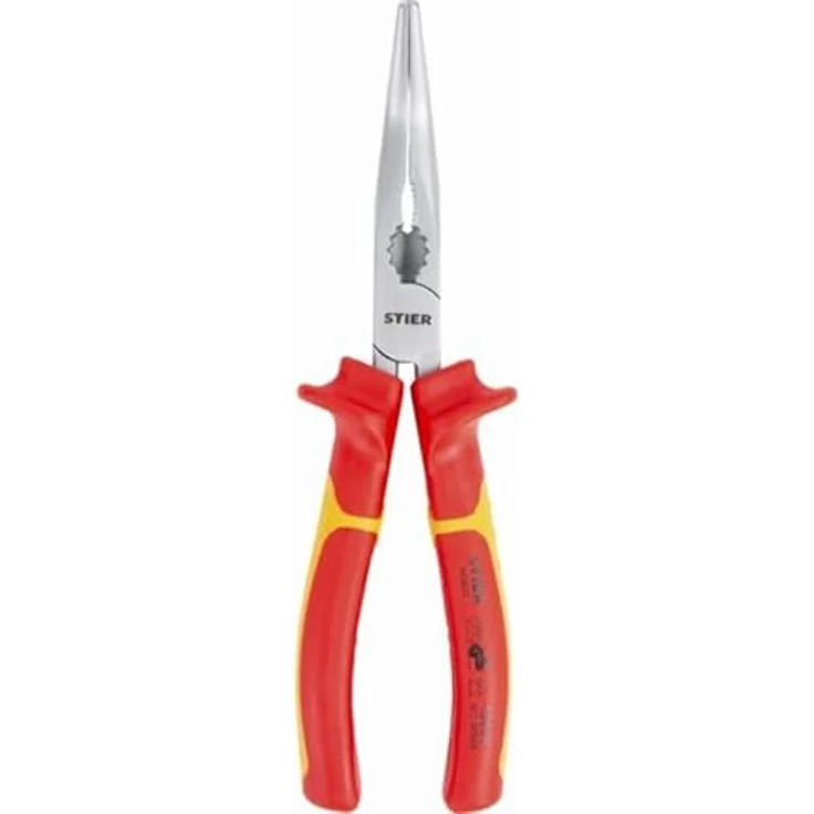 STIER Telefonzange 45° gebogen 205 mm VDE-geprüft