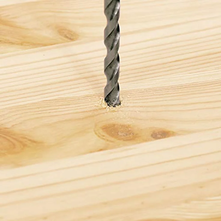 S&R Universalbohrer-Set, 7-teiliges Set mit hochwertigen Karbid-Bohrern für Stein, Holz & Fliesen, Größen 4-12 mm für Metall, Kunststoff, Mauerwerk & Leichtbeton – Bild 4